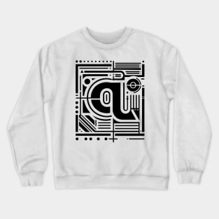 graphic print art Crewneck Sweatshirt